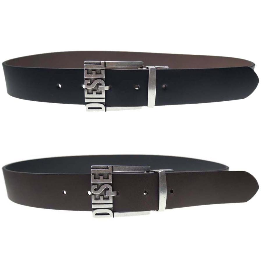 DIESEL（ディーゼル） メンズ レディースリバーシブルレザーベルト