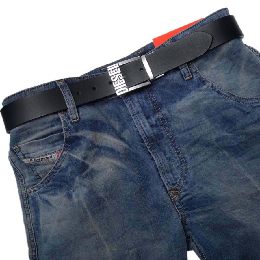DIESEL（ディーゼル） メンズ レディースリバーシブルレザーベルト