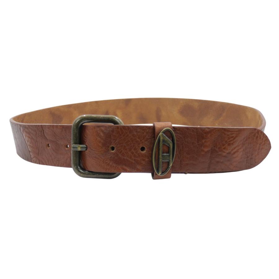 DIESEL（ディーゼル） メンズレザーベルト X10314 PS681 / B-1DR OVAL