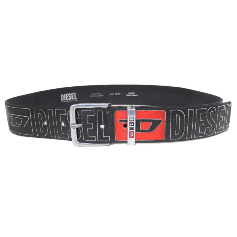 DIESEL（ディーゼル） メンズ レディース レザー ベルト X10427 P6812
