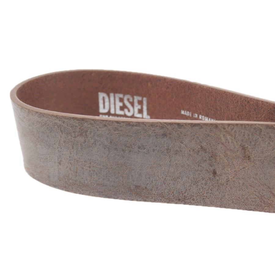 DIESEL（ディーゼル） メンズ レディースレザーベルト X08516 P8797