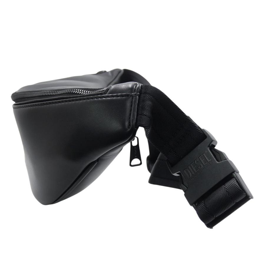 DIESEL HOLI-D BELT BAG M ブラック Women's Holi-D Belt Bag M in PU and neoprene | Black | Diesel