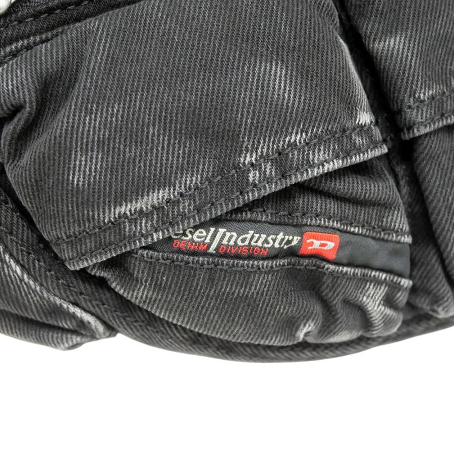 DIESEL ディーゼル メンズショルダーバッグ X10220 P4485 / MULTI-PKTS SHOULDER ブラック 定番人気商品の画像