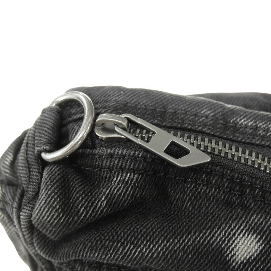 DIESEL ディーゼル メンズショルダーバッグ X10220 P4485 / MULTI-PKTS SHOULDER ブラック 定番人気商品の画像