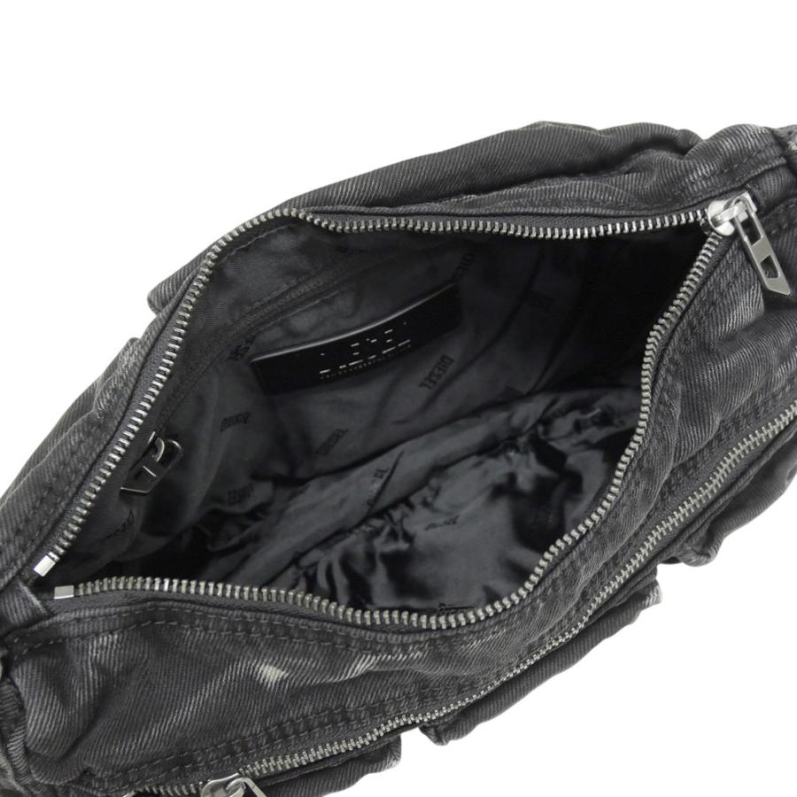 DIESEL ディーゼル メンズショルダーバッグ X10220 P4485 / MULTI-PKTS SHOULDER ブラック 定番人気商品の画像