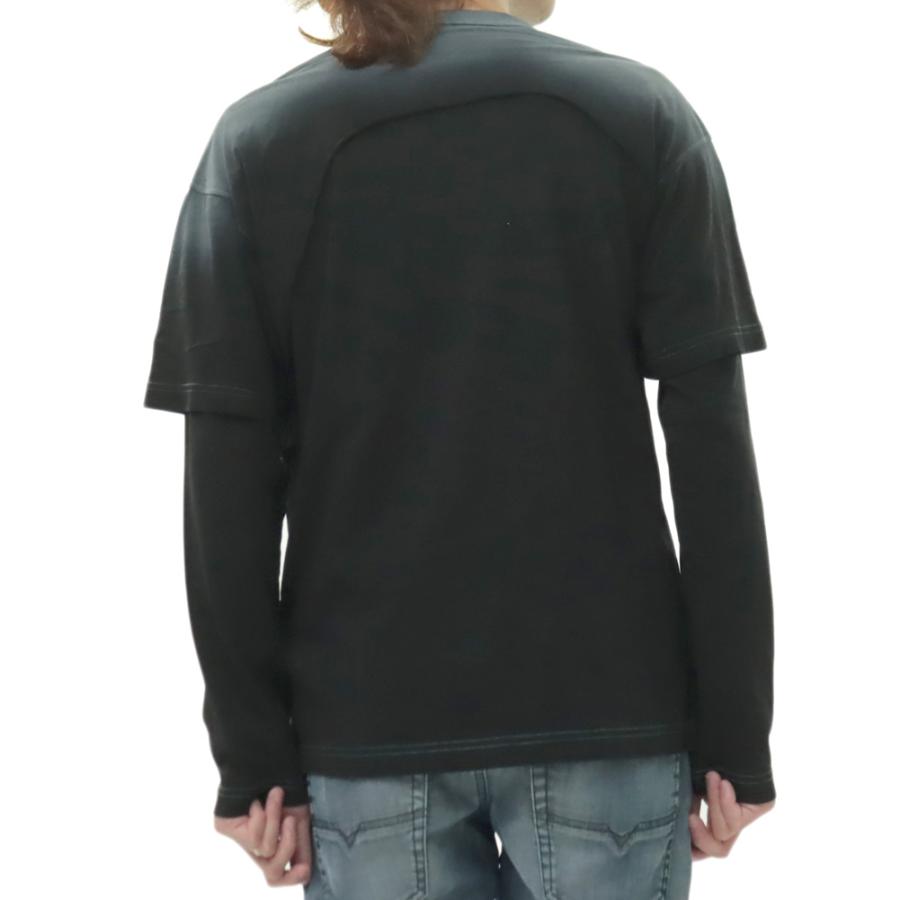 DIESEL（ディーゼル） メンズ ロンT A16133 0KNAQ/T-BESH-CUT ブラック