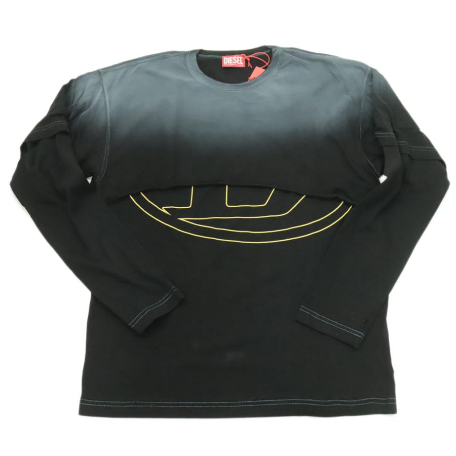 DIESEL（ディーゼル） メンズ ロンT A16133 0KNAQ/T-BESH-CUT ブラック
