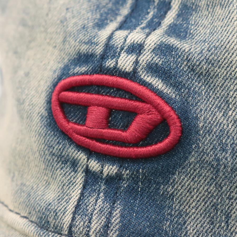 DIESEL デニムキャップ フリンジ加工 サイズ11 DIESEL（ディーゼル） メンズ レディース デニム キャップ A15101