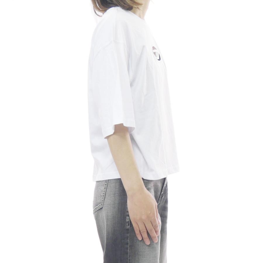 DIESEL クルーネックTシャツ A11559 0NIAX DIESEL（ディーゼル） レディースクルーネックTシャツ A11559 0NIAX