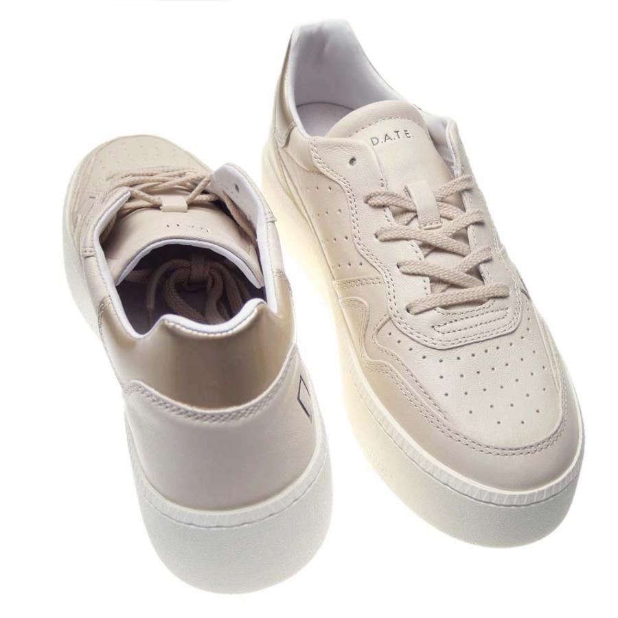 DATE デイト　ローカットスニーカー　STEP POWDER ベージュ D.A.T.E. デイト レディースローカットスニーカー W381-ST-PW