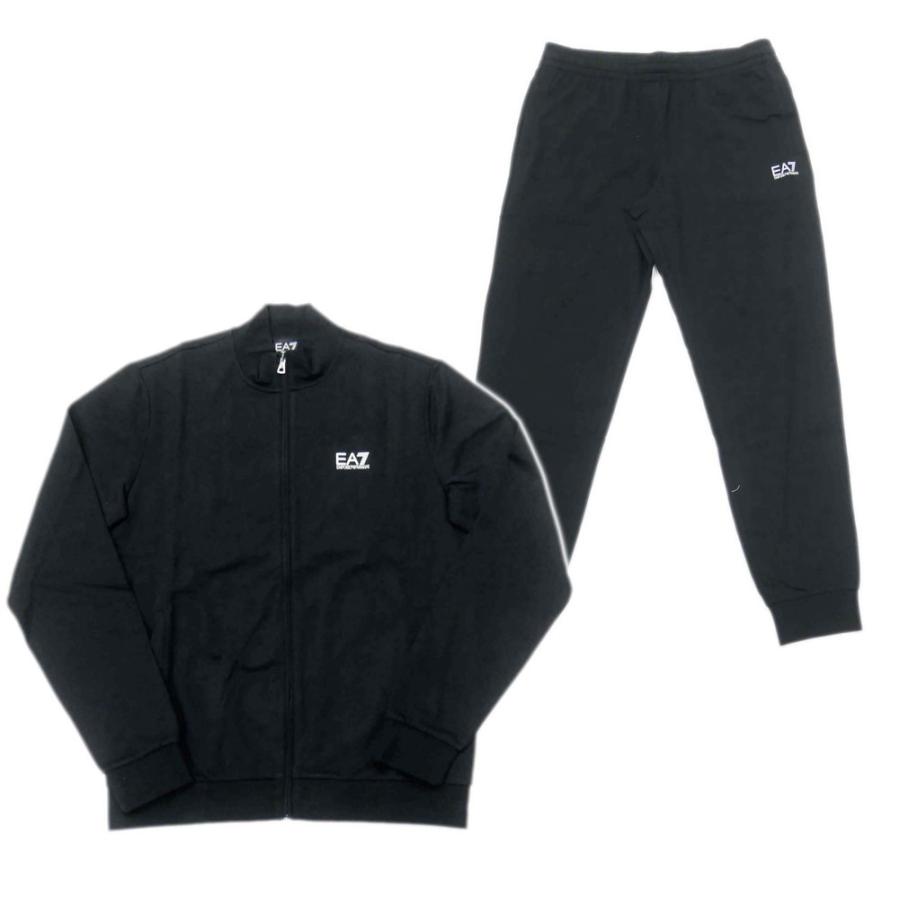 Emporio Armani エンポリオアルマーニ Ea7 メンズセットアップスウェット 8npv51 Pj05z ブラック 22春夏新作 登場大人気アイテム