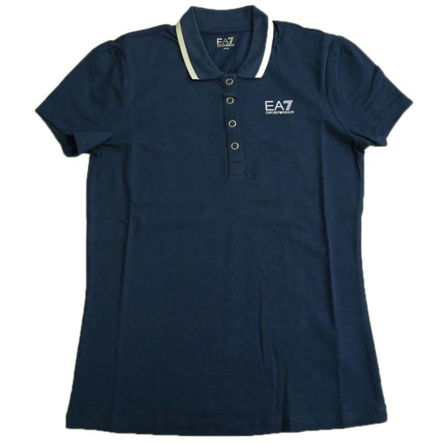 EMPORIO ARMANI エンポリオアルマーニ EA7 レディース鹿の子ポロシャツ 