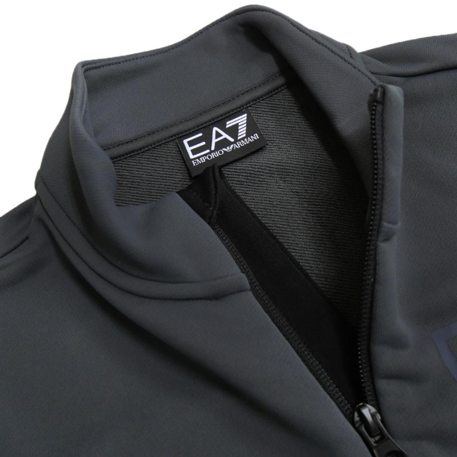 旧作お買い得セール！ EMPORIO ARMANI エンポリオアルマーニ EA7 セットアップ メンズ スウェット 6DPV61 PJ16Z グレー×ブラック EA7 EMPORIO ARMANI エンポリオアルマーニ メンズセットアップ