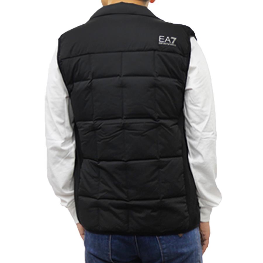 ARMANI EA7 ベスト 黒 EMPORIO ARMANI エンポリオ アルマーニ EA7 ダウン ダウンベスト