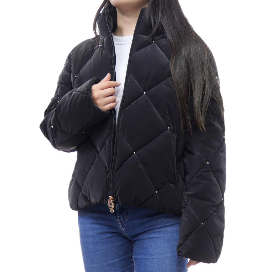 旧作お買い得セール！ EMPORIO ARMANI エンポリオアルマーニ EA7 レディース 中綿ブルゾン 6DTB14 TNDMZ ブラック EA7 EMPORIO ARMANI エンポリオアルマーニ レディース中綿ブルゾン