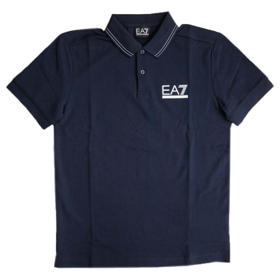 EMPORIO ARMANI エンポリオアルマーニ EA7 メンズ鹿の子ポロシャツ 