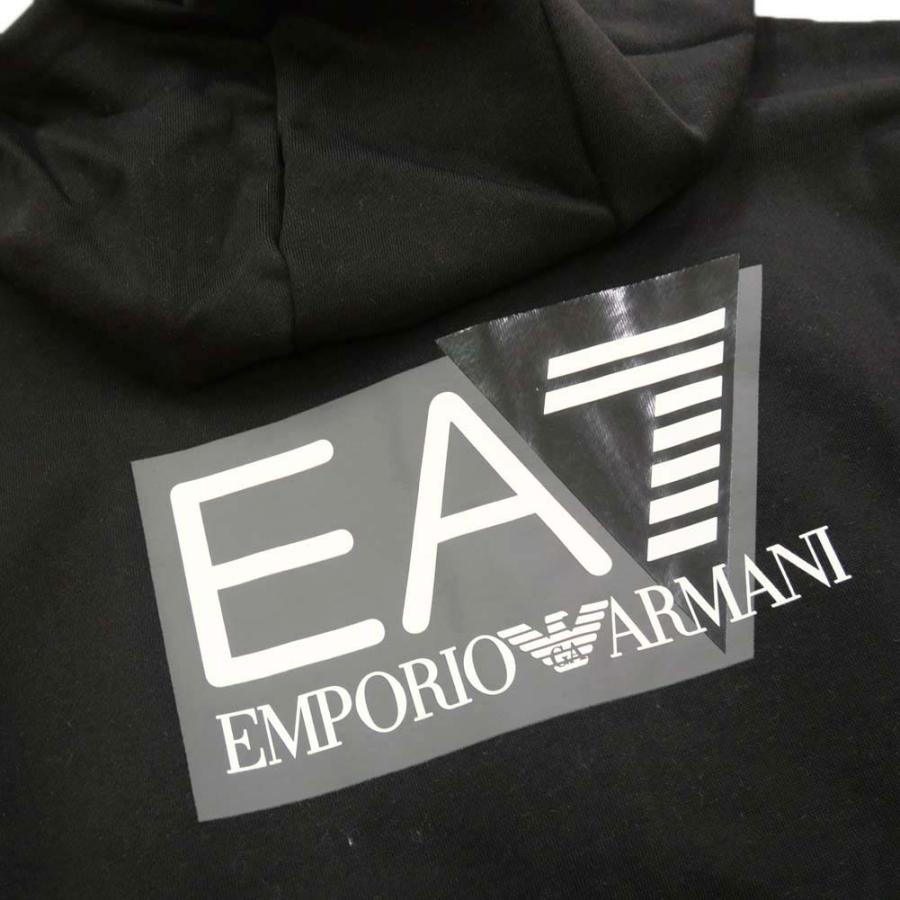 EMPORIO ARMANI エンポリオアルマーニ EA7 メンズセットアップスウェット 3DPV58 PJ07Z ブラック /2024春夏新作｜tre-style｜05