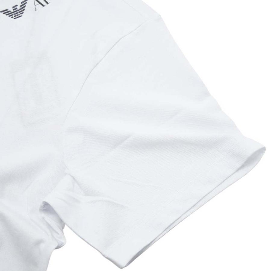 EMPORIO ARMANI エンポリオアルマーニ EA7 レディースクルーネックTシャツ 3DTT03 TJ02Z ホワイト /2024春夏新作｜tre-style｜04