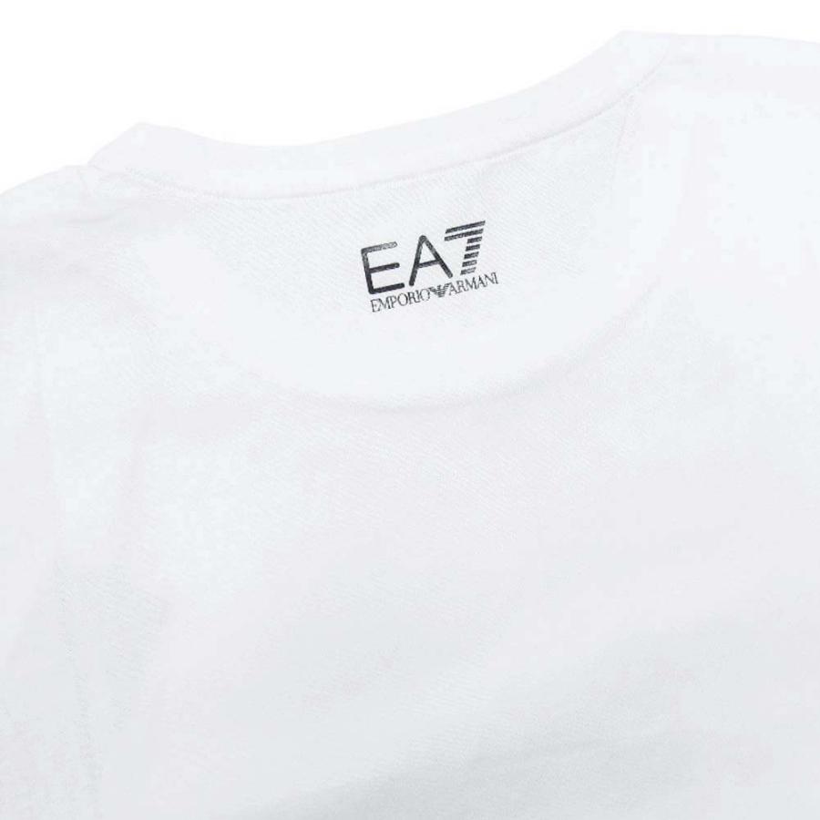 EMPORIO ARMANI エンポリオアルマーニ EA7 レディースクルーネックTシャツ 3DTT03 TJ02Z ホワイト /2024春夏新作｜tre-style｜05