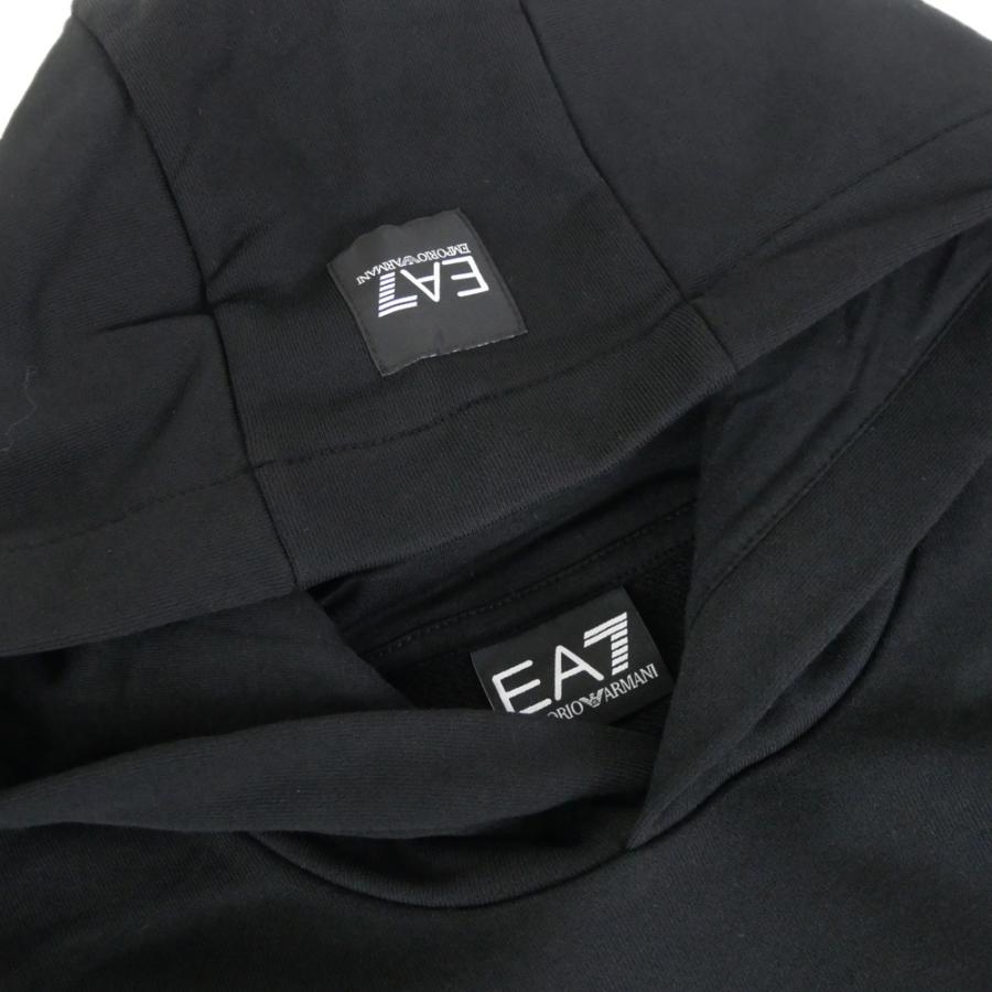 EMPORIO ARMANI エンポリオアルマーニ EA7 メンズプルオーバーパーカー 7M000978 AF17787 ブラック_5