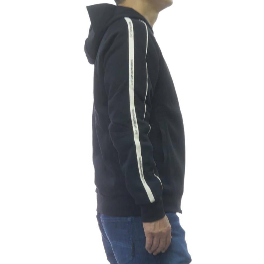 EMPORIO ARMANI エンポリオアルマーニ EA7 メンズジップアップパーカー 7M000973 AF10377 ブラック_2