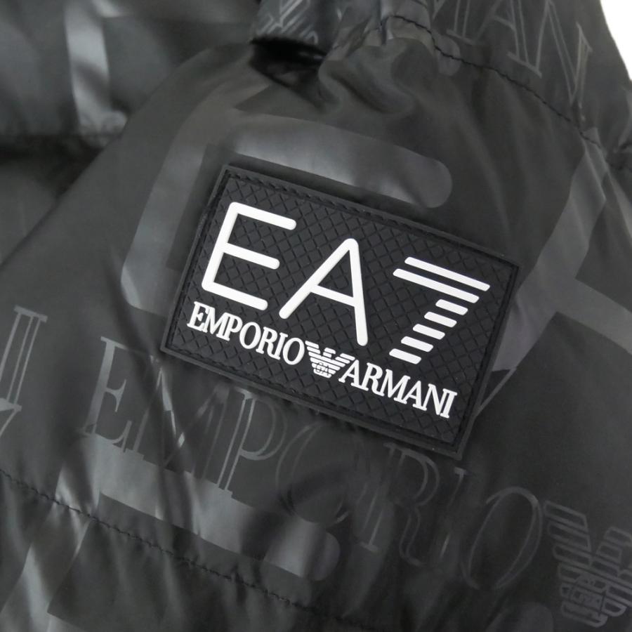 EMPORIO ARMANI エンポリオアルマーニ EA7 メンズ中綿ブルゾン 7M000697 AF15969 ブラックの画像