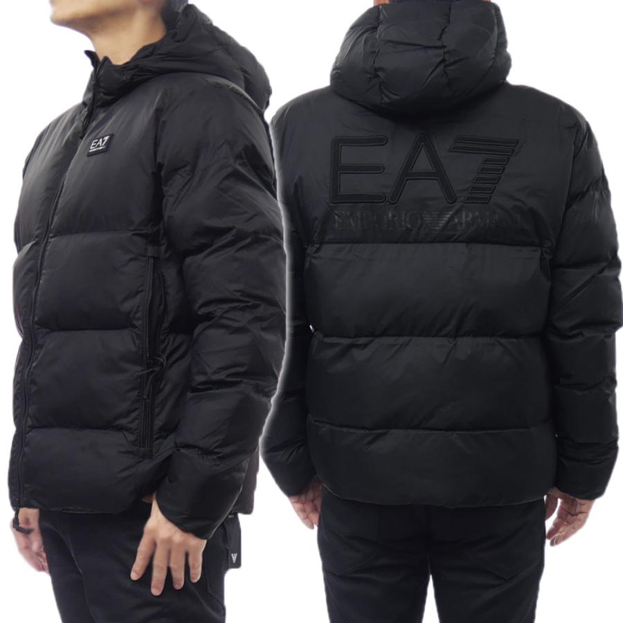 2025 秋冬新作！ EMPORIO ARMANI エンポリオアルマーニ EA7 メンズ 中綿ブルゾン 7M000694 AF15956 ブラック EMPORIO ARMANI エンポリオアルマーニ EA7 メンズ中綿ブルゾン