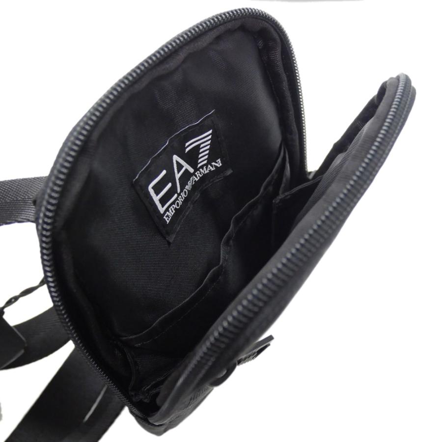 2025 秋冬新作！ EMPORIO ARMANI エンポリオアルマーニ EA7 バッグ メンズ サコッシュ ミニショルダーバッグ 7X000391 AF19722 ブラック EMPORIO ARMANI エンポリオアルマーニ EA7 メンズサコッシュ/ミニ