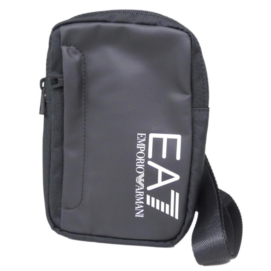 2025 秋冬新作！ EMPORIO ARMANI エンポリオアルマーニ EA7 バッグ メンズ サコッシュ ミニショルダーバッグ 7X000058 AF19722 ブラック EMPORIO ARMANI エンポリオアルマーニ EA7 メンズサコッシュ/ミニ