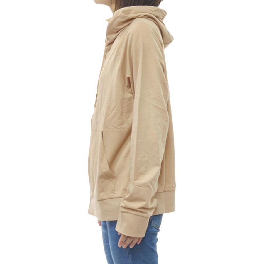 2025 秋冬新作！ EMPORIO ARMANI エンポリオアルマーニ EA7 パーカー レディース ジップアップ 7W000458 AF13135 ライトベージュ EMPORIO ARMANI エンポリオアルマーニ EA7 レディースジップアップ