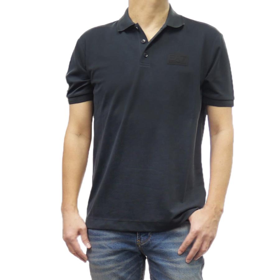 N*O様 【アルマーニ新品】EMPORIO ARMANI ブラック ポロシャツ EMPORIO ARMANI ポロシャツ 「エンポリオ アルマーニ」ポロシャツ