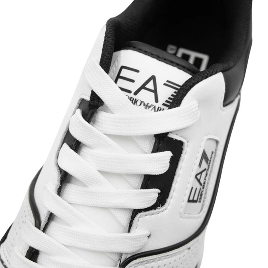 セールSS EMPORIO ARMANI エンポリオアルマーニ EA7 メンズ スニーカー 靴 シューズ ローカット X8X187 XK402 ホワイト×ブラック EMPORIO ARMANI エンポリオアルマーニ EA7 メンズローカットスニーカー