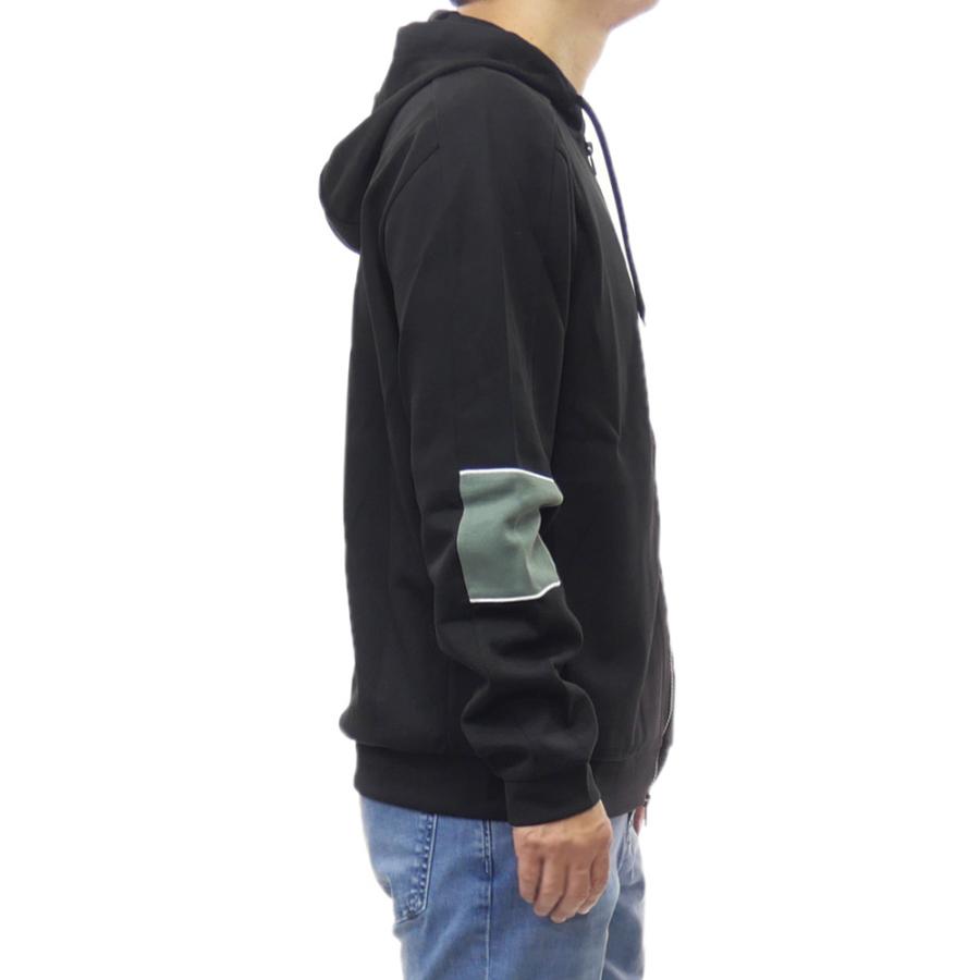 EMPORIO ARMANI エンポリオアルマーニ EA7 メンズジップアップパーカー 7M001496 AF12660 ブラック 2026春夏新作_2