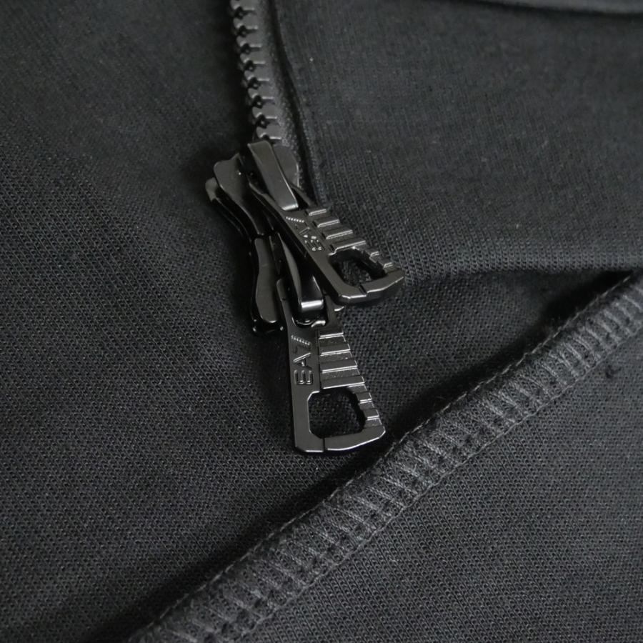 EMPORIO ARMANI エンポリオアルマーニ EA7 メンズジップアップパーカー 7M001496 AF12660 ブラック 2026春夏新作_8