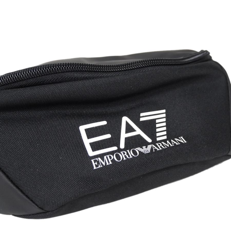 【極美品】エンポリオアルマーニ　EA7 ボディバッグ　ウエストポーチ　黒 EMPORIO ARMANI エンポリオアルマーニ EA7 メンズボディバッグ