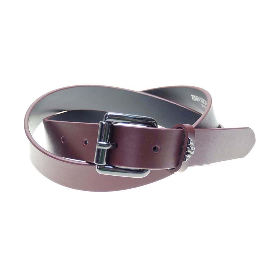 旧作お買い得セール！ EMPORIO ARMANI エンポリオアルマーニ ベルト メンズ レザーベルト Y4S518 Y164J レッド EMPORIO ARMANI エンポリオアルマーニ メンズレザーベルト Y4S518