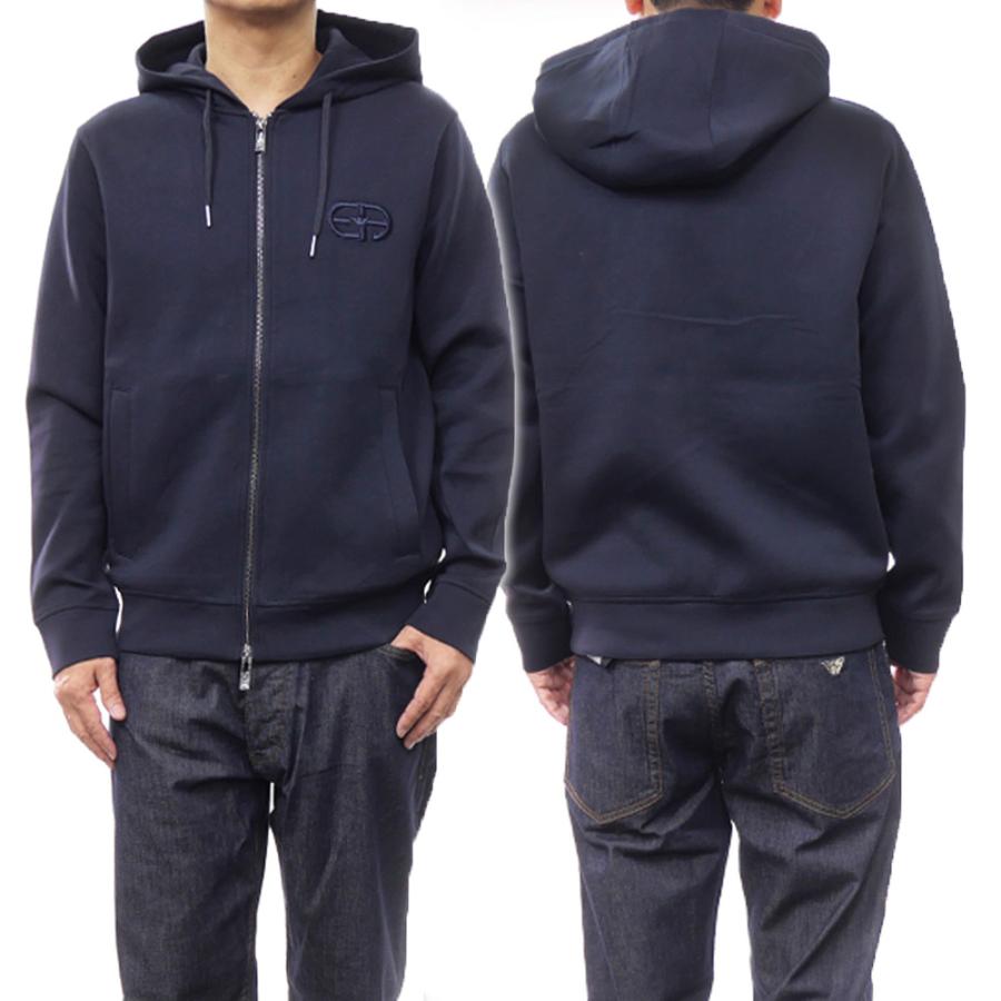 Emporio Armani アルマーニジップアップジャケット ネイビー