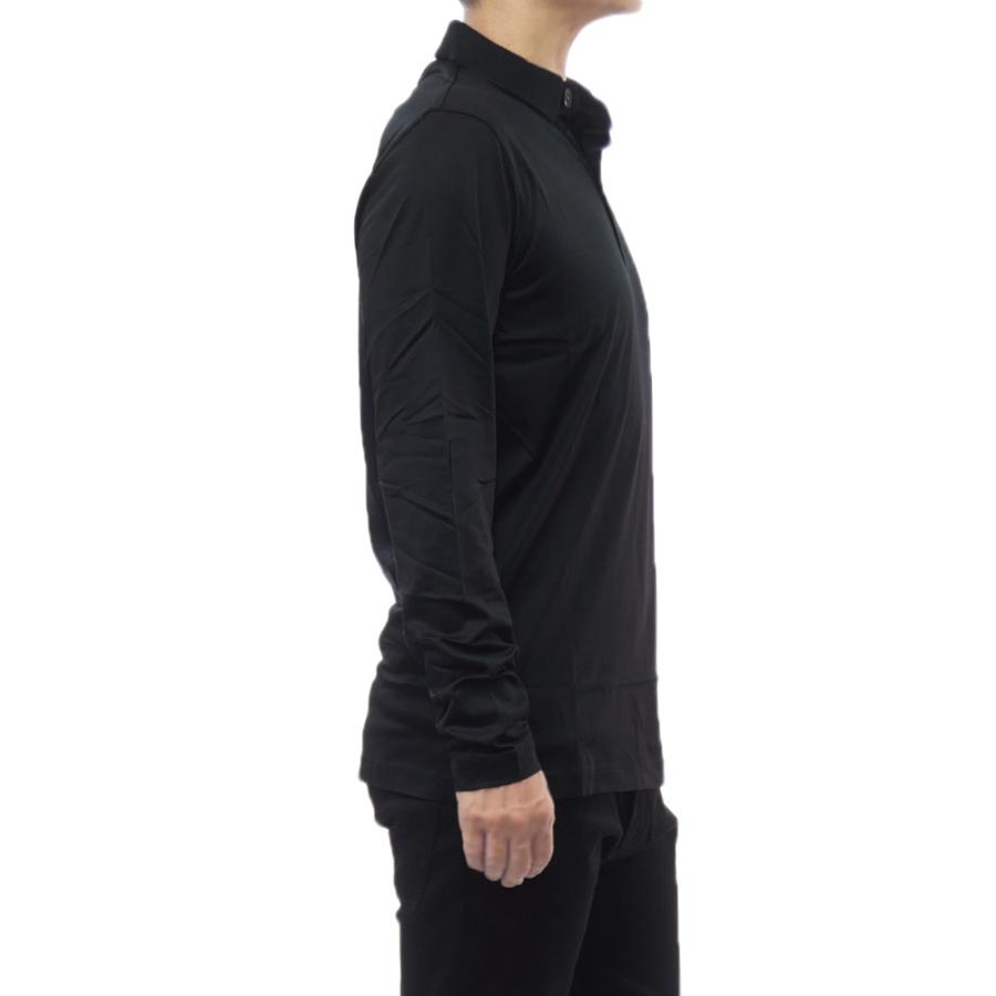 2025 秋冬新作！ EMPORIO ARMANI エンポリオアルマーニ メンズ ポロシャツ 長袖 8N1F97 1JUVZ ブラック EMPORIO ARMANI エンポリオアルマーニ メンズ長袖ポロシャツ 8N1F97