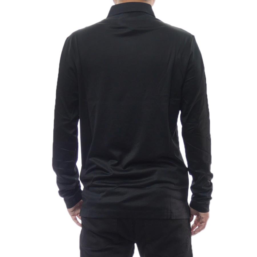 2025 秋冬新作！ EMPORIO ARMANI エンポリオアルマーニ メンズ ポロシャツ 長袖 8N1F97 1JUVZ ブラック EMPORIO ARMANI エンポリオアルマーニ メンズ長袖ポロシャツ 8N1F97