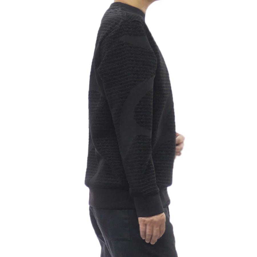2025 秋冬新作！ EMPORIO ARMANI エンポリオアルマーニ メンズトレーナー EM002900 AF10032 ブラック 2025秋冬新作 EMPORIO ARMANI エンポリオアルマーニ メンズトレーナー EM002900