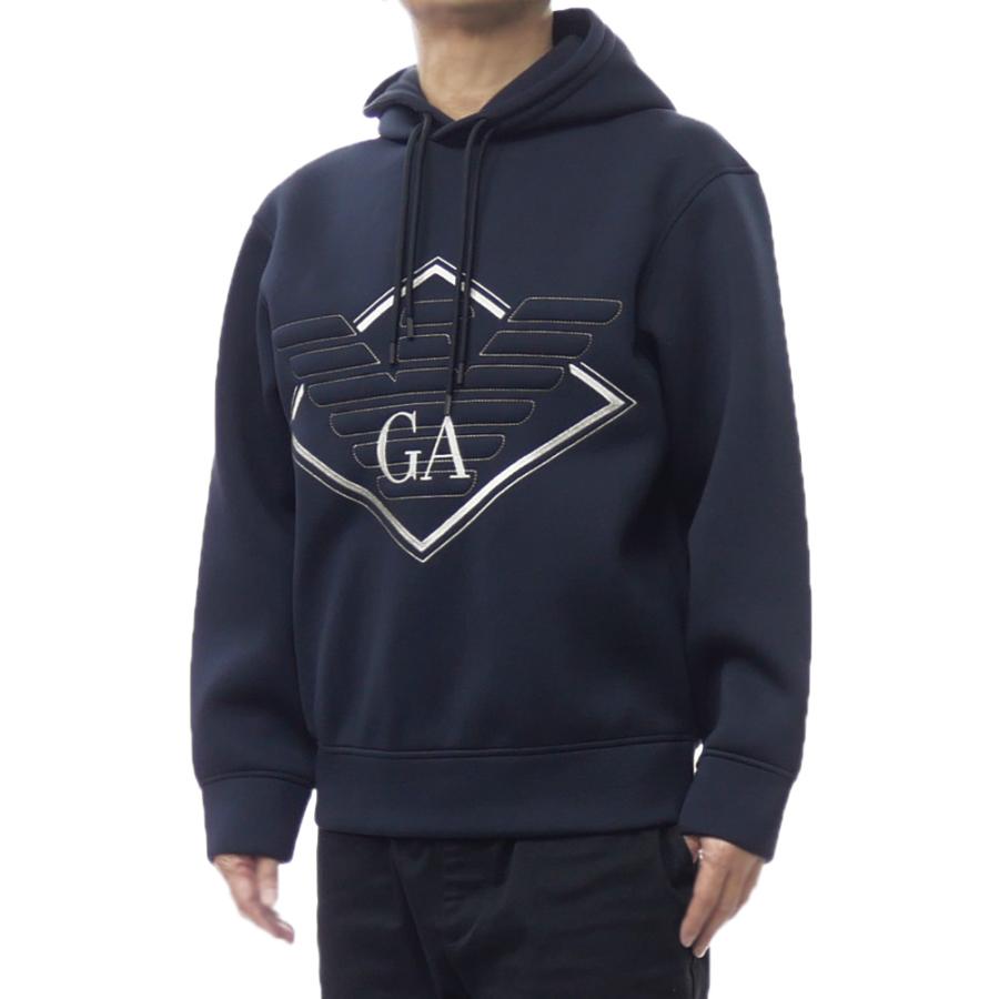 ［再値下げ］Emporio Armani ネイビー パーカー 中古・古着通販】EMPORIO ARMANI (エンポリオアルマーニ) プルオーバー