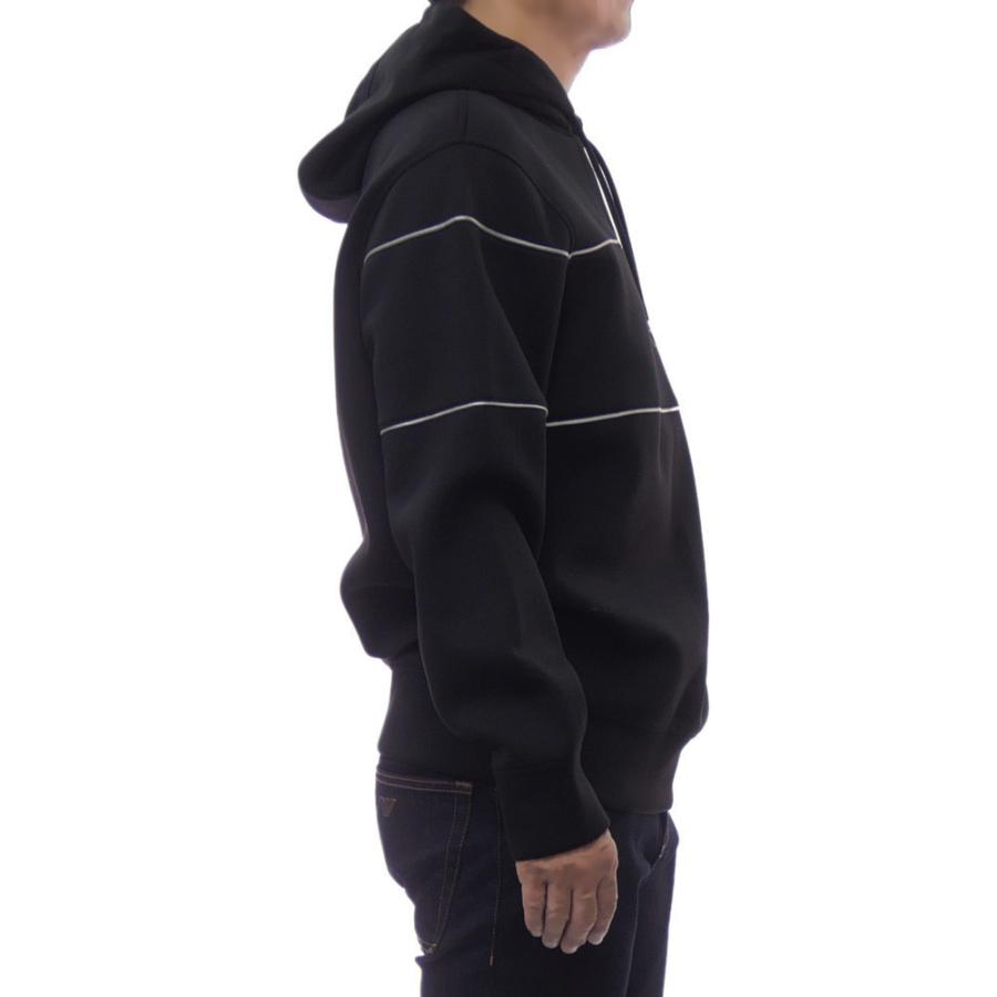 2025 秋冬新作！ EMPORIO ARMANI エンポリオアルマーニ パーカー メンズ プルオーバー EM002885 AF17545 ブラック EMPORIO ARMANI エンポリオアルマーニ メンズプルオーバーパーカー