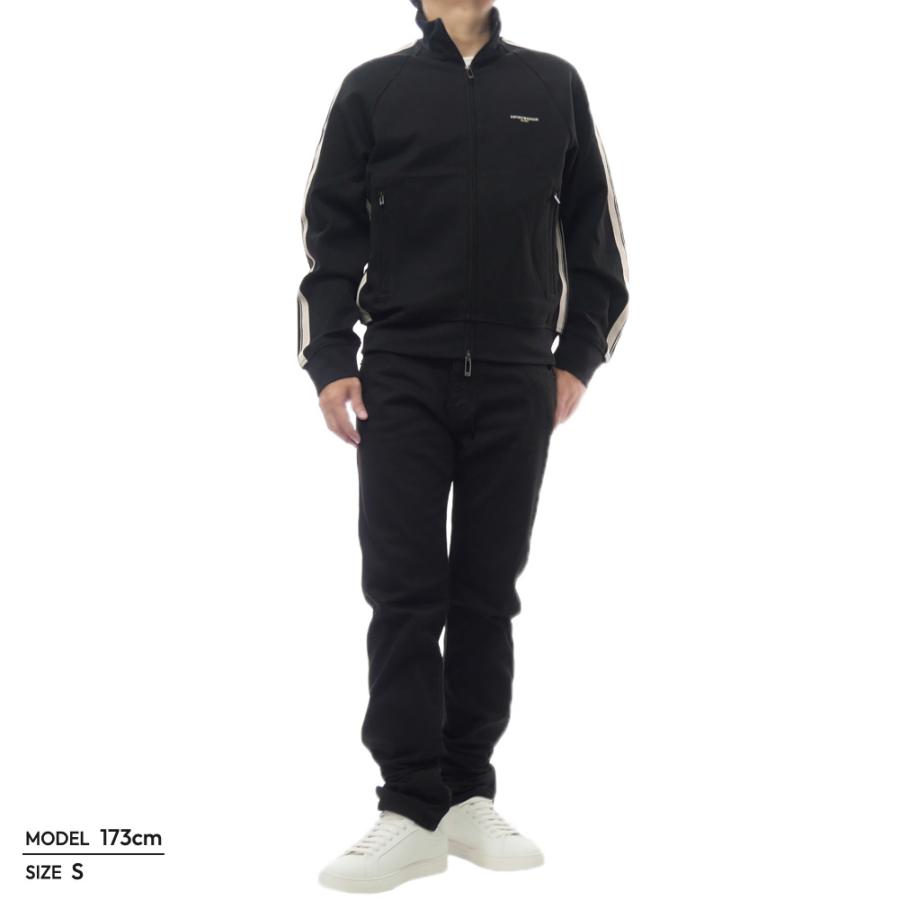 EMPORIO ARMANI エンポリオアルマーニ メンズジップスウェット EM002872 AF13488 ブラックの画像