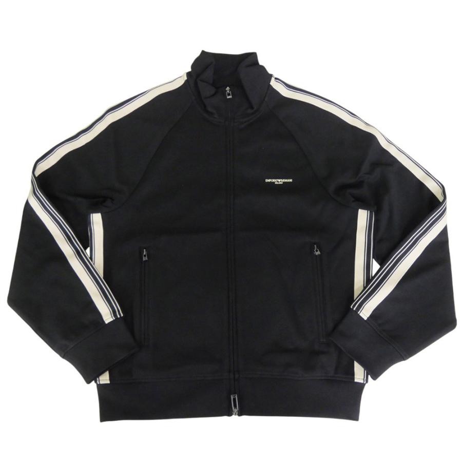 EMPORIO ARMANI エンポリオアルマーニ メンズジップスウェット EM002872 AF13488 ブラックの画像