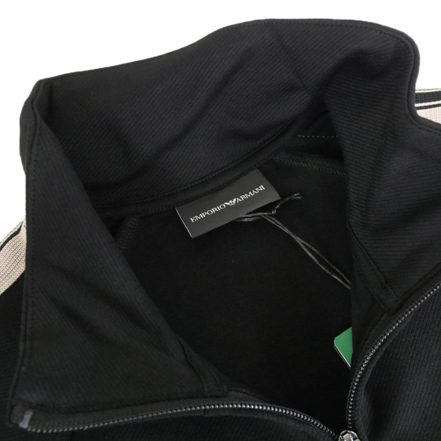 EMPORIO ARMANI エンポリオアルマーニ メンズジップスウェット EM002872 AF13488 ブラックの画像