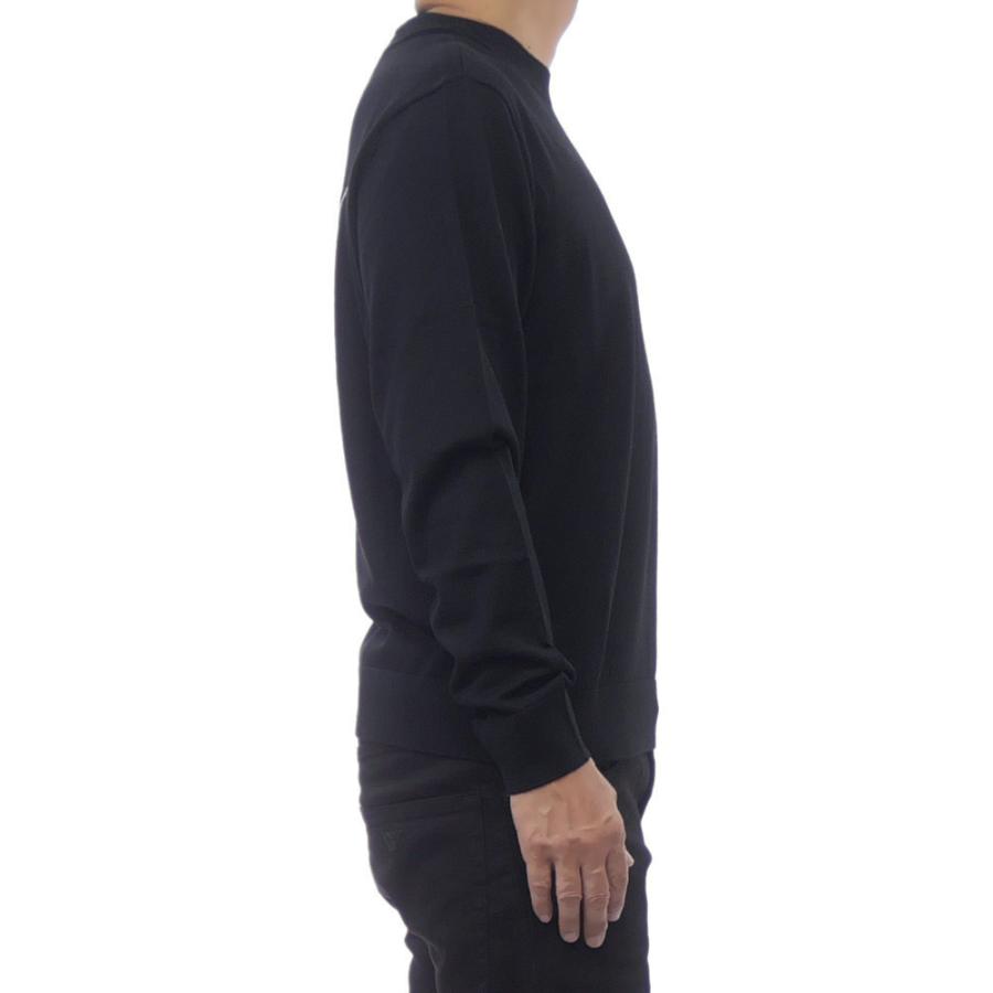 EMPORIO ARMANI エンポリオアルマーニ メンズクルーネックニット セーター EM002796 AF14199 ブラック | EMPORIO ARMANI | 02
