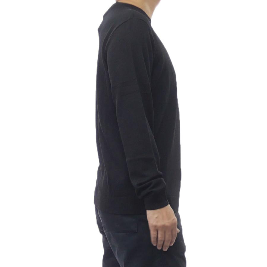 2025 秋冬新作！ EMPORIO ARMANI エンポリオアルマーニ メンズクルーネックニット セーター EM002419 AF14158 ブラック 2025秋冬新作 EMPORIO ARMANI エンポリオアルマーニ メンズクルーネックニット