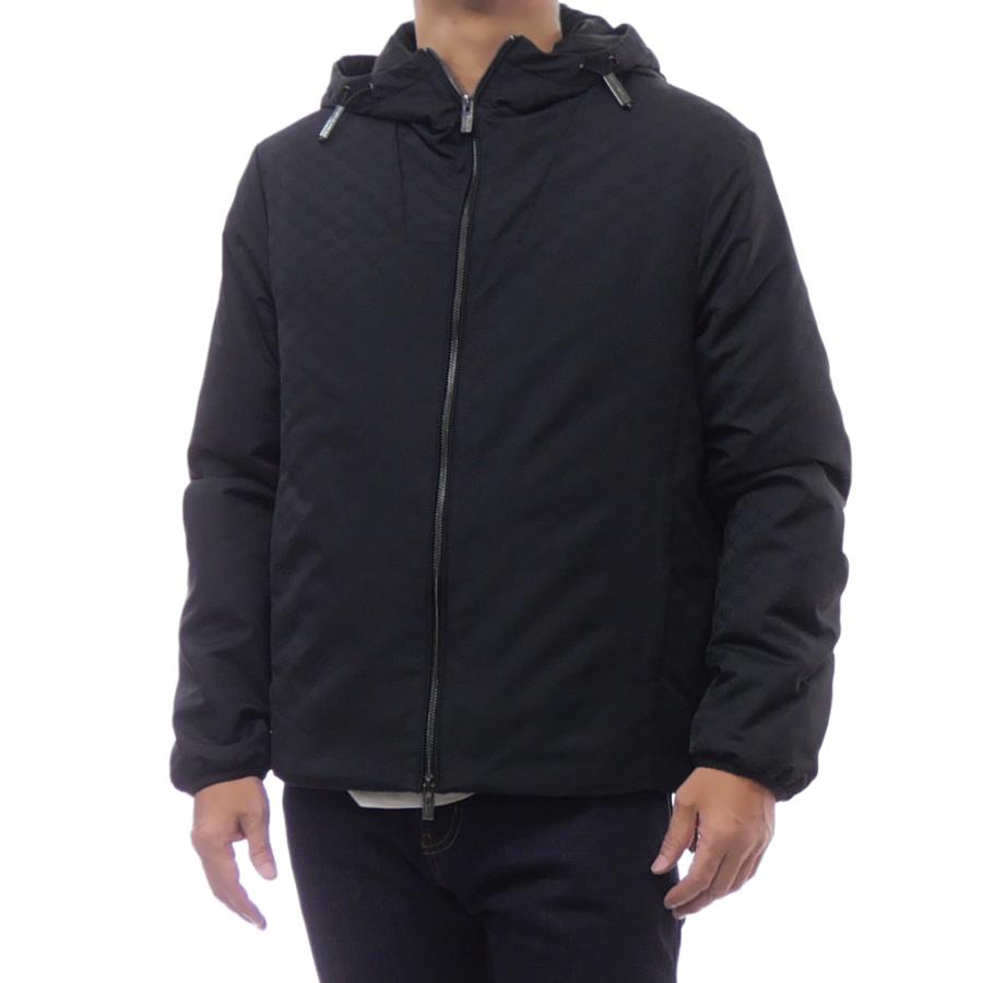 2025 秋冬新作！ EMPORIO ARMANI エンポリオアルマーニ ブルゾン メンズ 中綿ブルゾン 8NIBN4 INHQZ ブラック EMPORIO ARMANI エンポリオアルマーニ メンズ中綿ブルゾン 8NIBN4