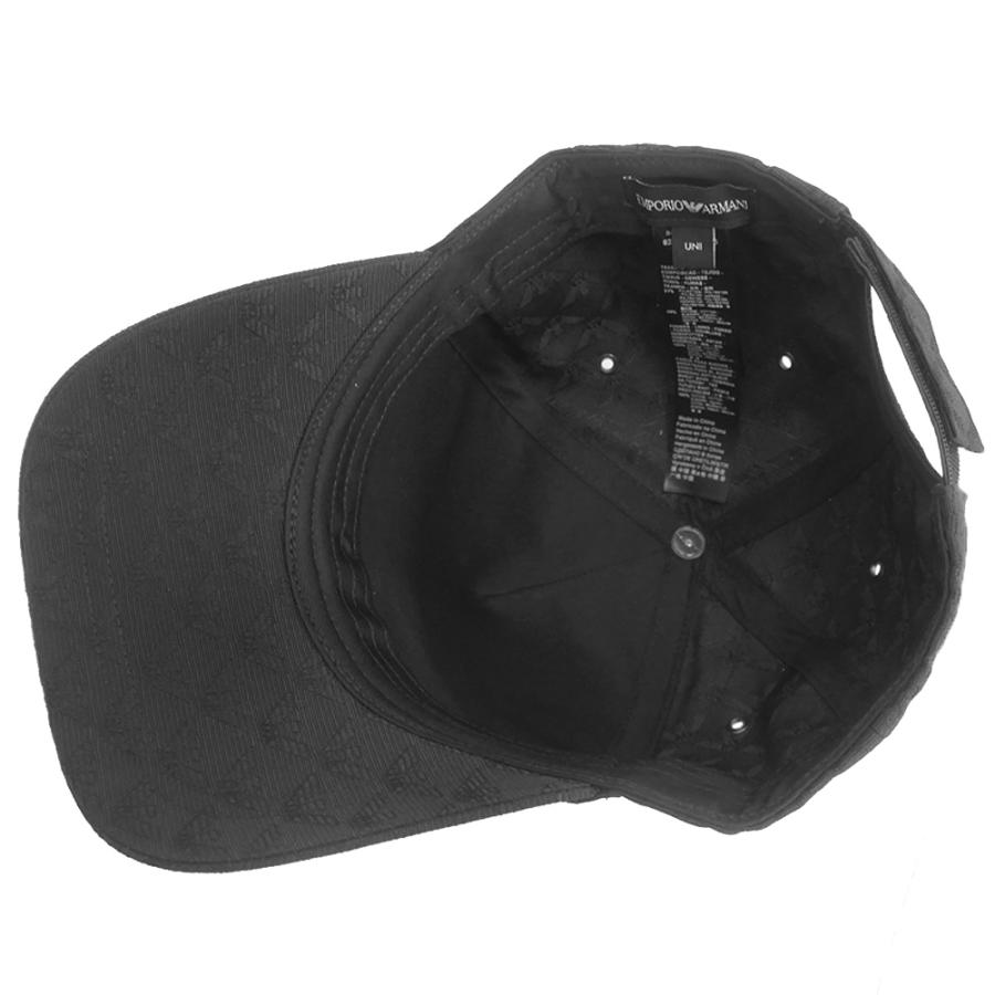 EMPORIO ARMANI エンポリオアルマーニ メンズキャップ 627924 CC985 ブラック | EMPORIO ARMANI | 05