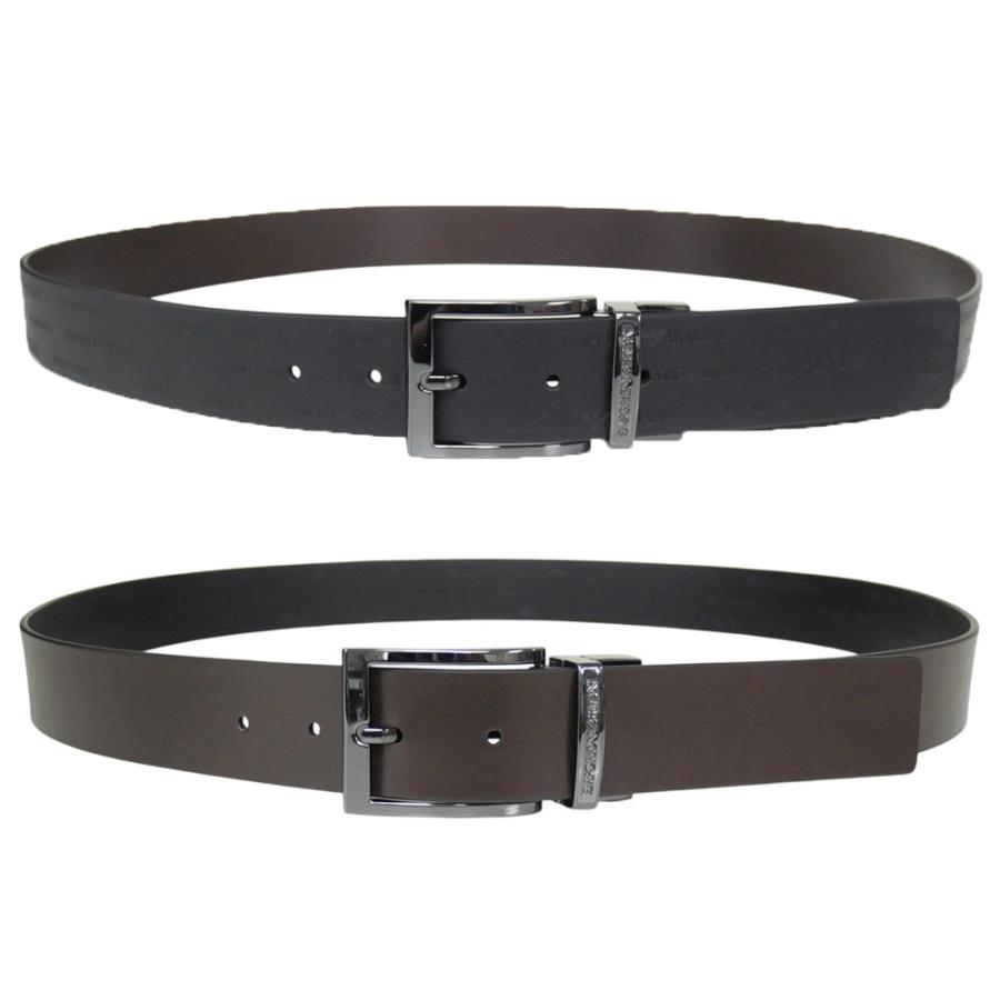 EMPORIO ARMANI エンポリオアルマーニ メンズリバーシブルレザーベルト